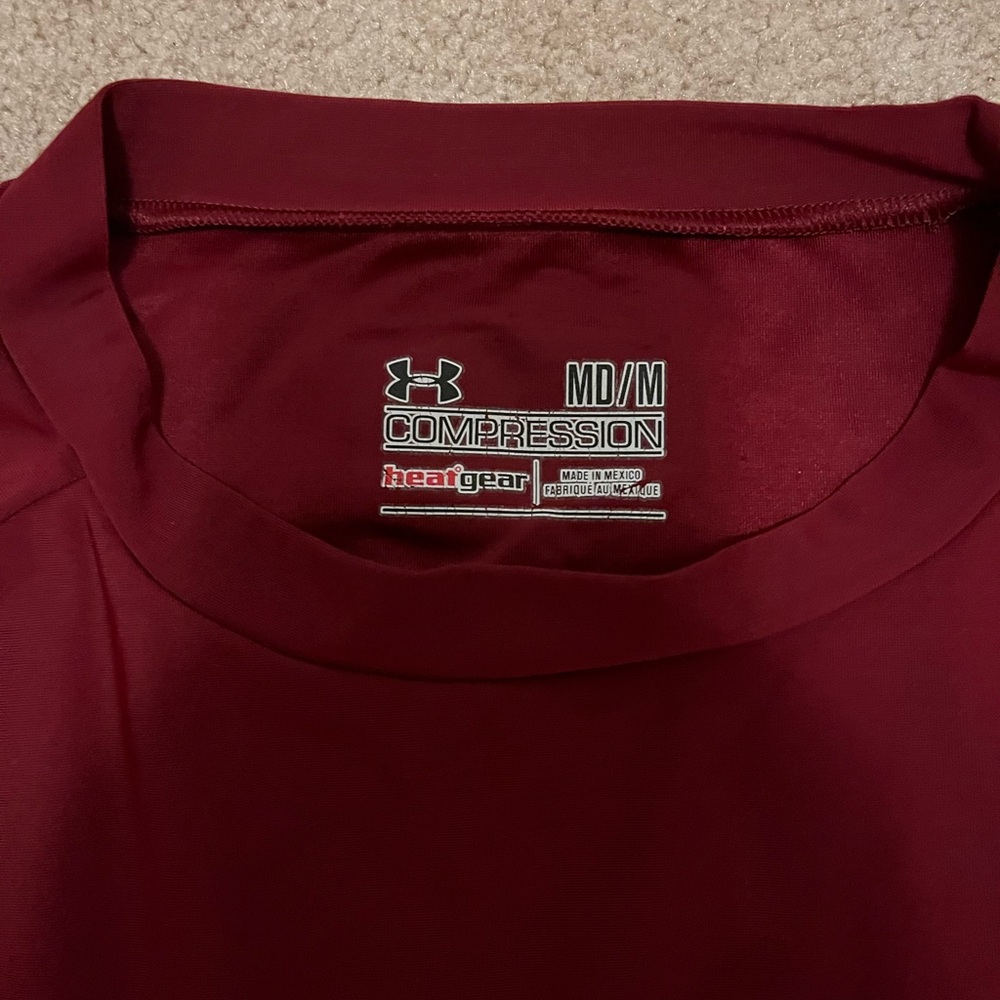 Under Armour Men's Maroon Compression Tee